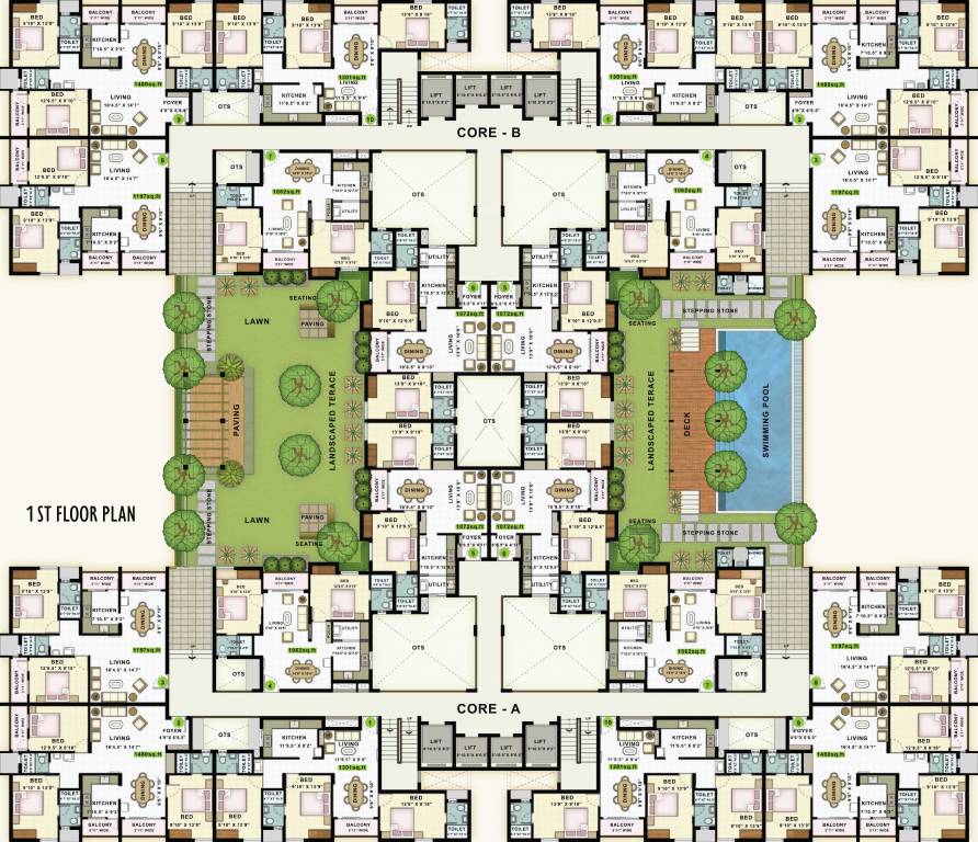 Images for Cluster Plan of Navin Whiteberry