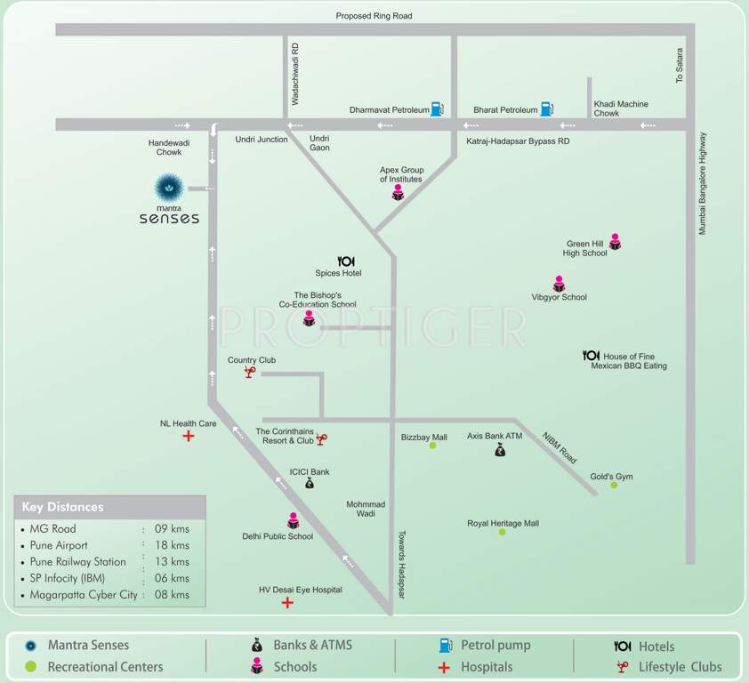  senses Images for Location Plan of Mantra Senses
