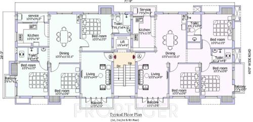 Images for Cluster Plan of Pushkar K V Residency