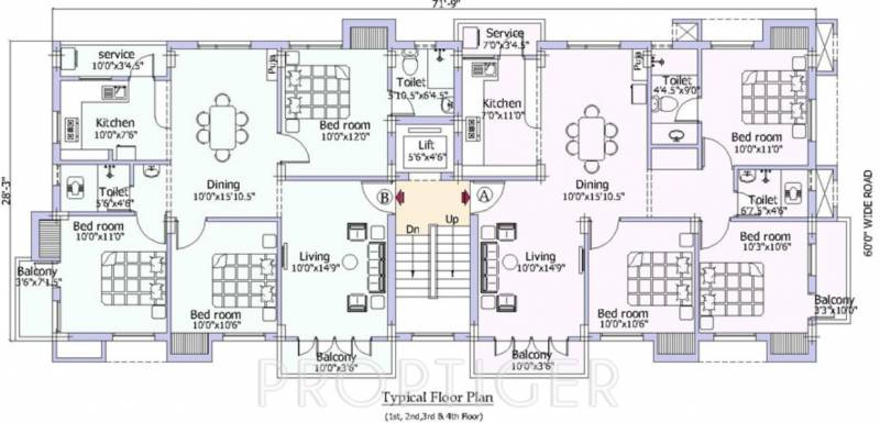 Images for Cluster Plan of Pushkar K V Residency