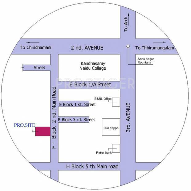 Images for Location Plan of Pushkar K V Residency