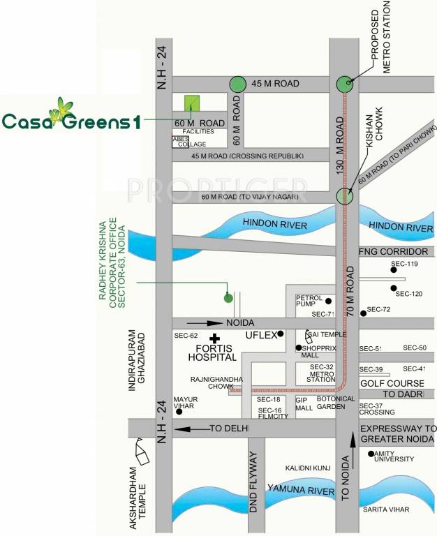 Images for Location Plan of Radhey Casa Greens 1