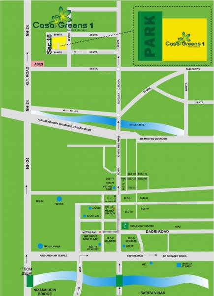 Images for Location Plan of Radhey Casa Greens 1