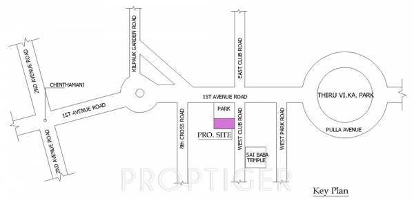 Images for Location Plan of Pushkar Sai Nivas