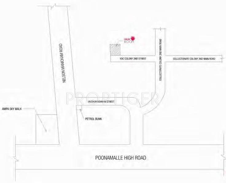 Images for Location Plan of Colorhomes Color Bloom