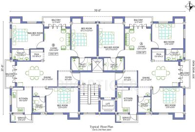 Images for Cluster Plan of Pushkar The Nest