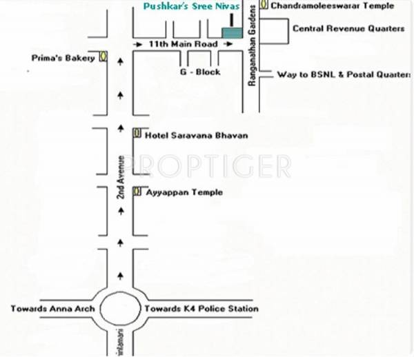 Images for Location Plan of Pushkar Sree Renuga Kudil