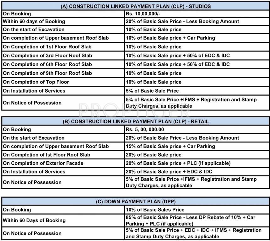 Images for Payment Plan of Paras Square Payment Plan
