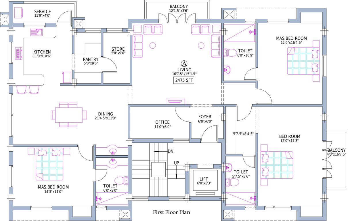 Images for Cluster Plan of Pushkar Villa Christos