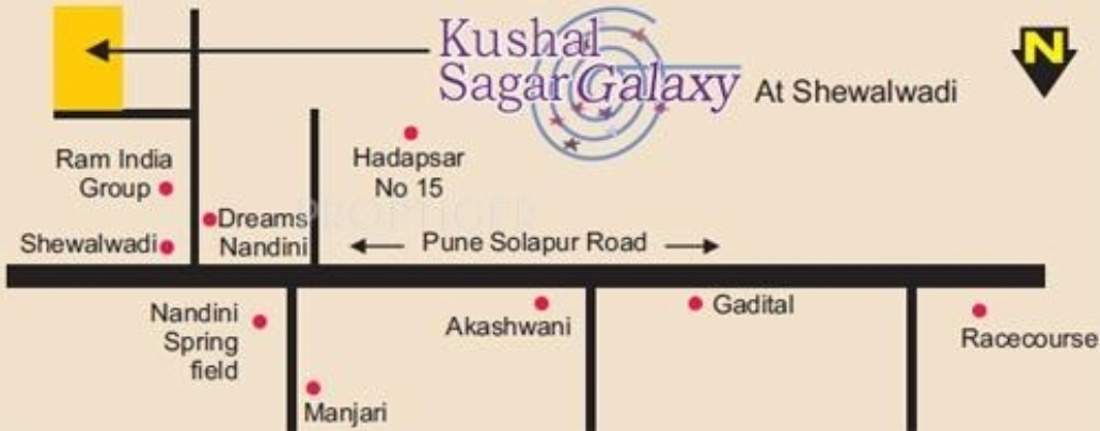  galaxy Images for Location Plan of Kushal Sagar Galaxy