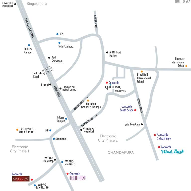  epitome Images for Location Plan of Concorde Epitome