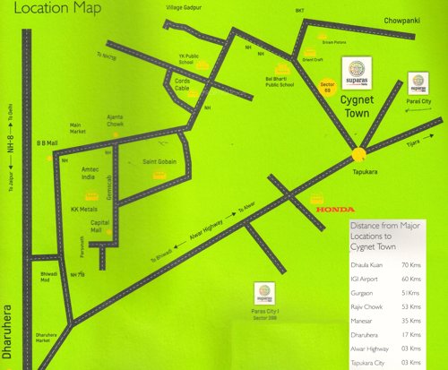Images for Location Plan of Suparas Cygnet Town