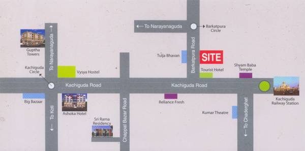 Images for Location Plan of Pranava Gokhul Dham