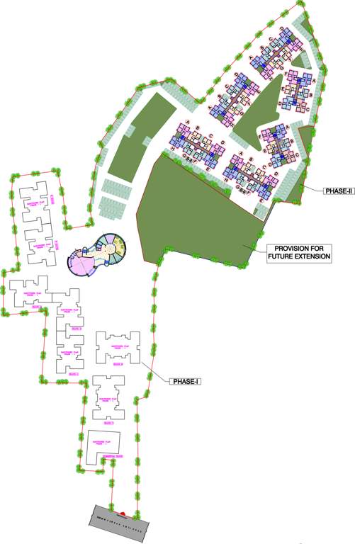  greens Images for Layout Plan of Riya Manbhari Greens