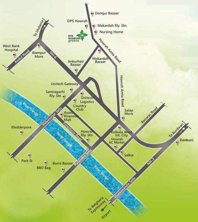  greens Images for Location Plan of Riya Manbhari Greens