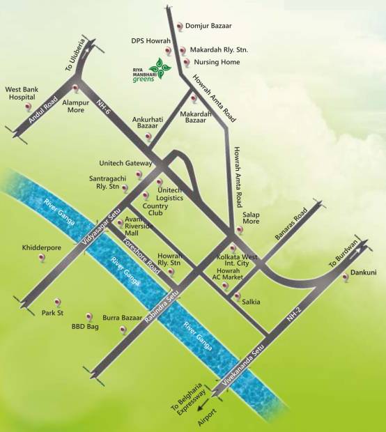  greens Images for Location Plan of Riya Manbhari Greens