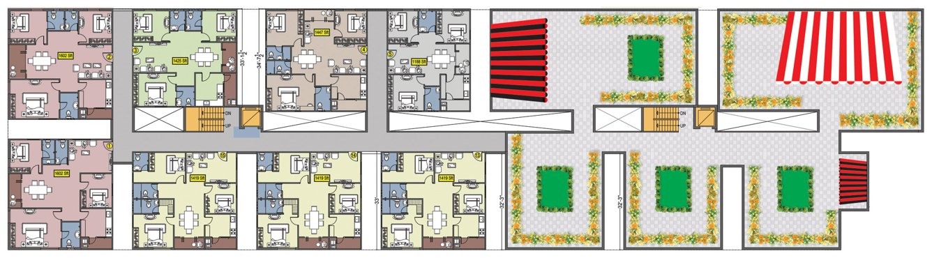  majestic vistas Images for Cluster Plan of Rooshna Majestic Vistas
