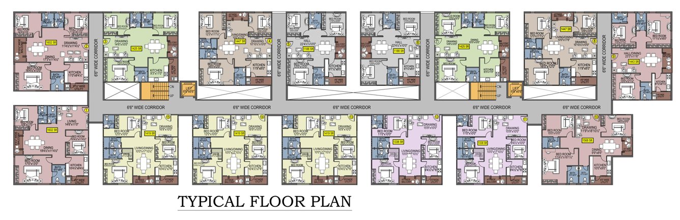  majestic vistas Images for Cluster Plan of Rooshna Majestic Vistas