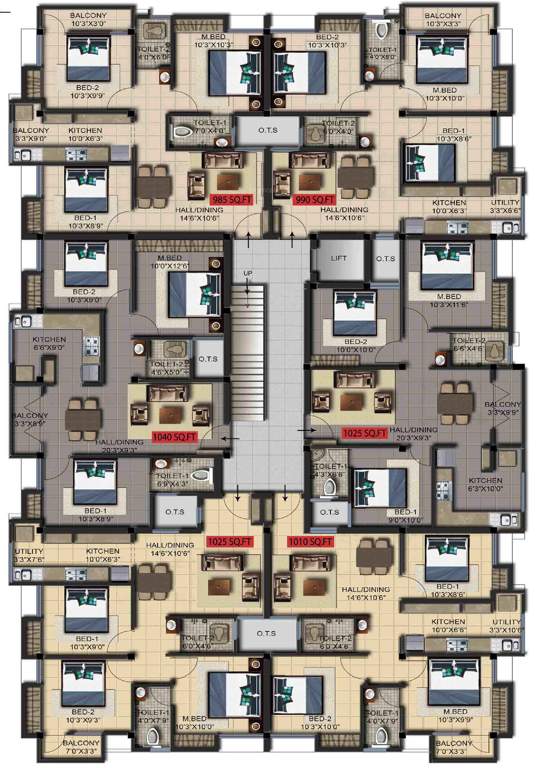 Images for Cluster Plan of Residency Mayura