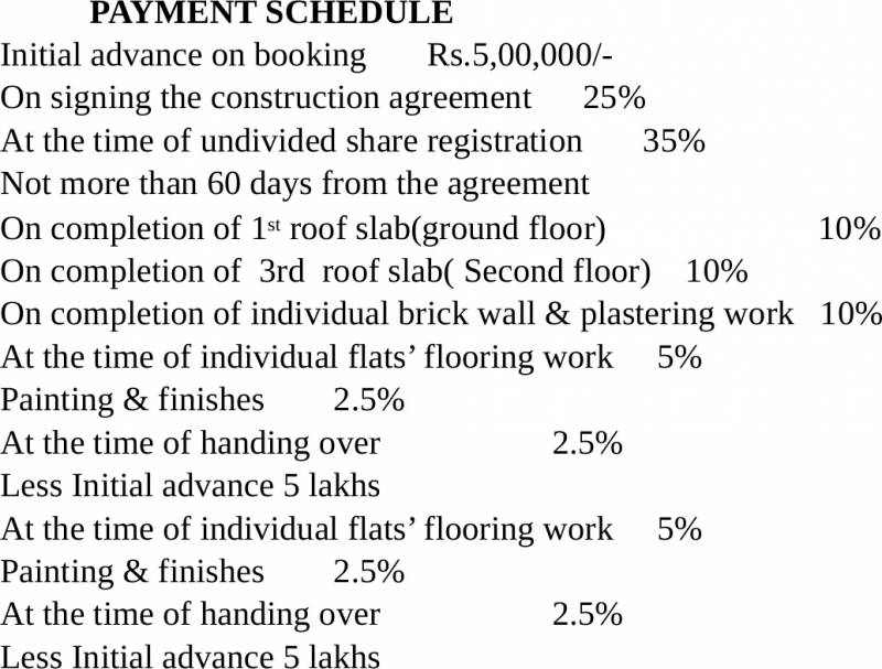Images for Payment Plan of Residency Mayura