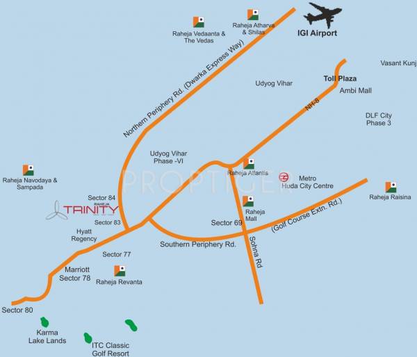 Images for Location Plan of Raheja Trinity trinity Images for Location Plan of Raheja Trinity