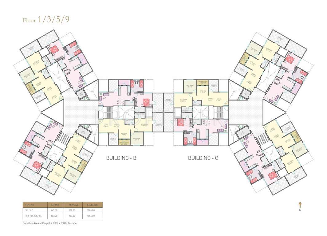 Images for Cluster Plan of Gurukrupa Aero Nest