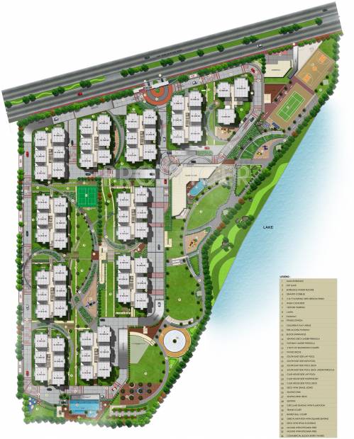 Images for Site Plan of Aparna Constructions Hill Park Lake Breeze