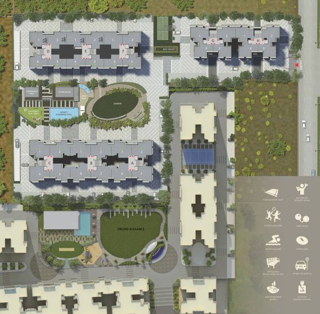  orchid-paradise Images for Site Plan of Goyal Orchid Paradise
