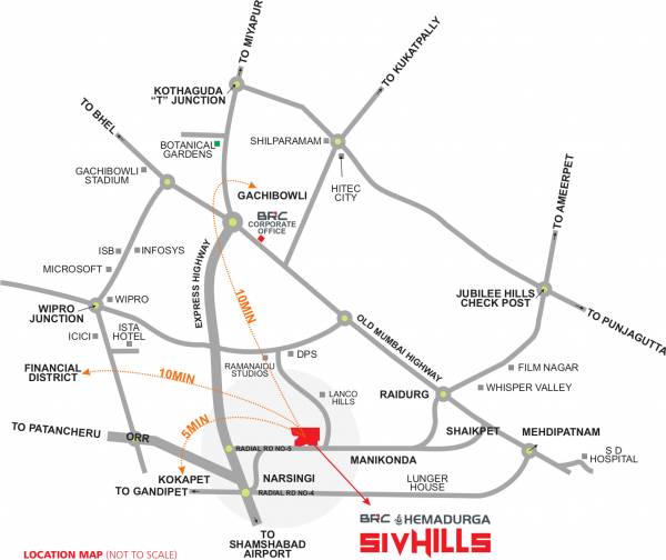 Images for Location Plan of BRC Sri Hemadurga Sivahills