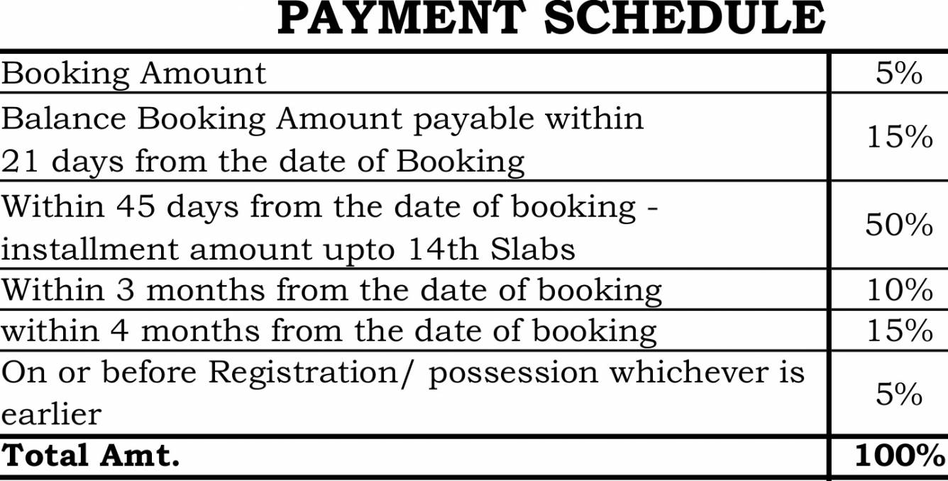 Images for Payment Plan of Goyal and Co Hariyana Group Orchid Lakeview Payment Plan