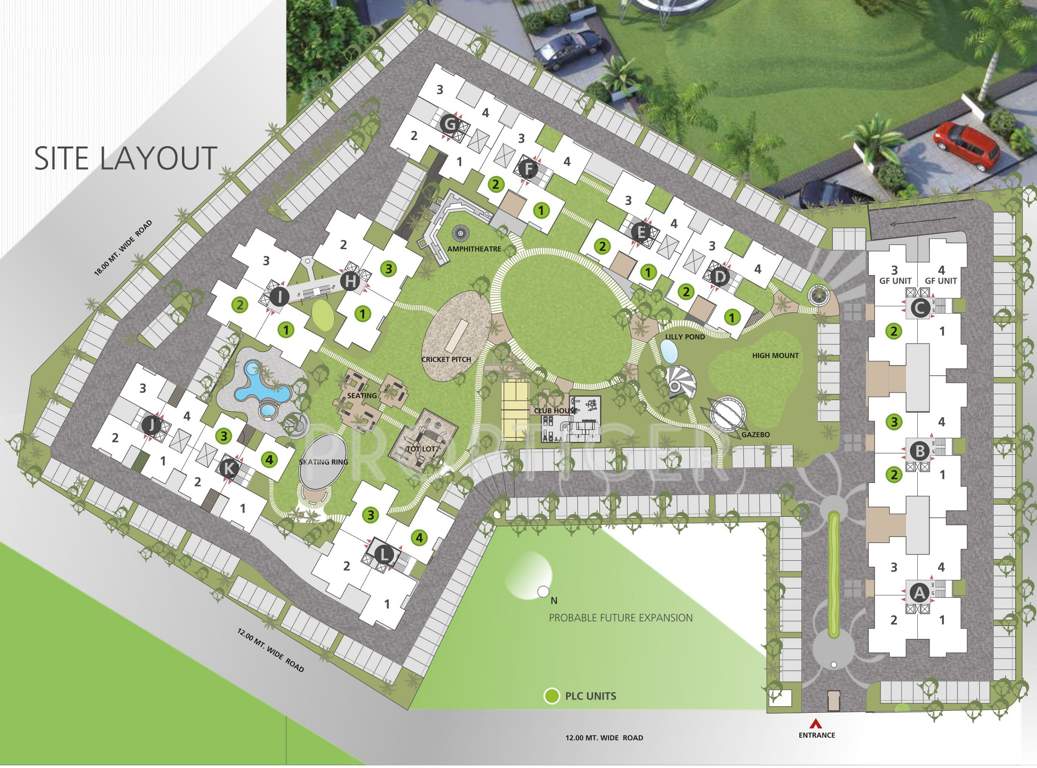  orchid whitefield Images for Layout Plan of Goyal Orchid Whitefield