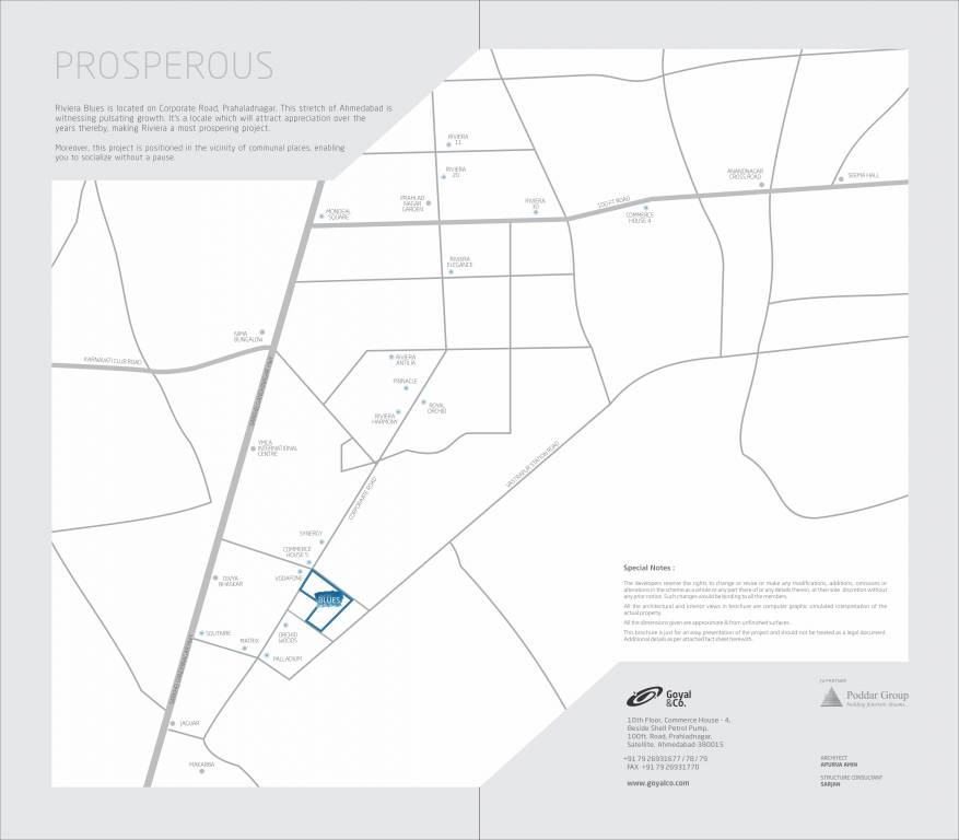 riviera blues Location Plan