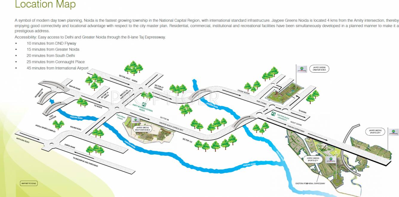 Images for Location Plan of Jaypee Augusta Town Home