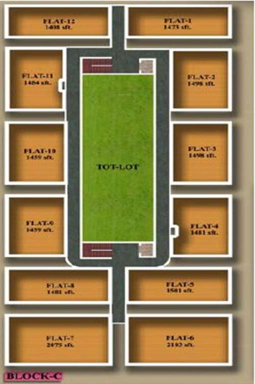 luxor apartments Images for Cluster Plan of Trishala Luxor Apartments