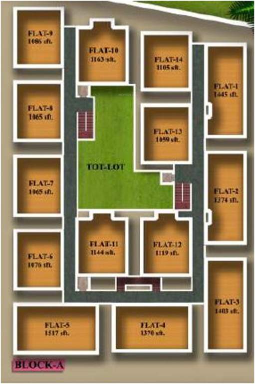 luxor apartments Images for Cluster Plan of Trishala Luxor Apartments