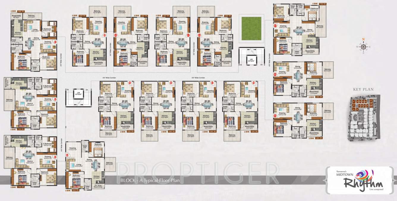  rhythm Images for Cluster Plan of Midtown Rhythm
