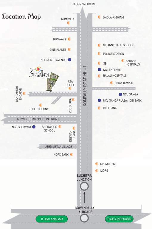  sindhu Images for Location Plan of NCL Sindhu