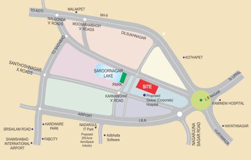 Images for Location Plan of HSR Amruta Akash amruta-akash Images for Location Plan of HSR Amruta Akash