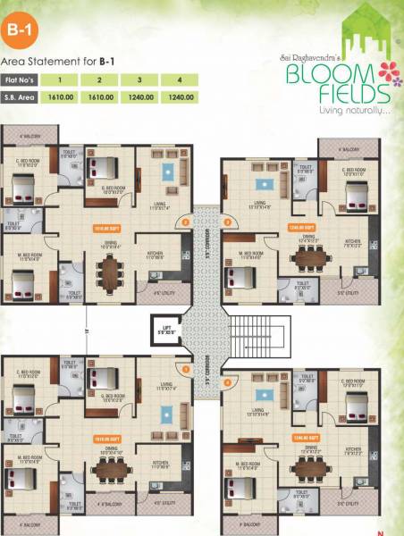  bloomfields Images for Cluster Plan of Sai Bloomfields