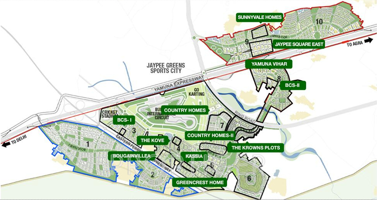 Images for Location Plan of Jaypee Krowns