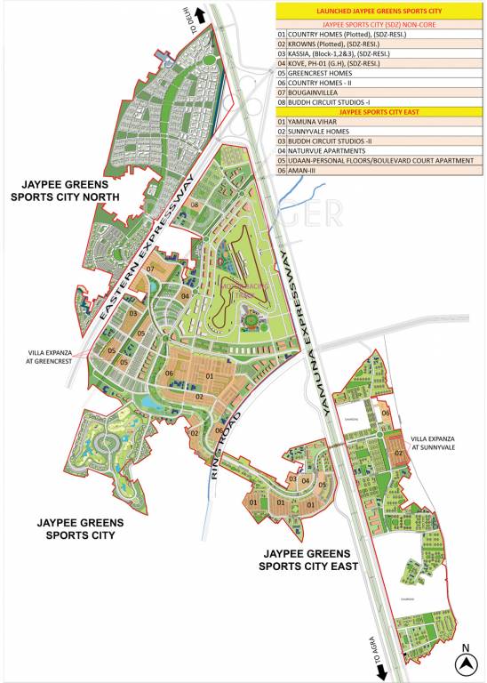 Images for Master Plan of Jaypee Krowns