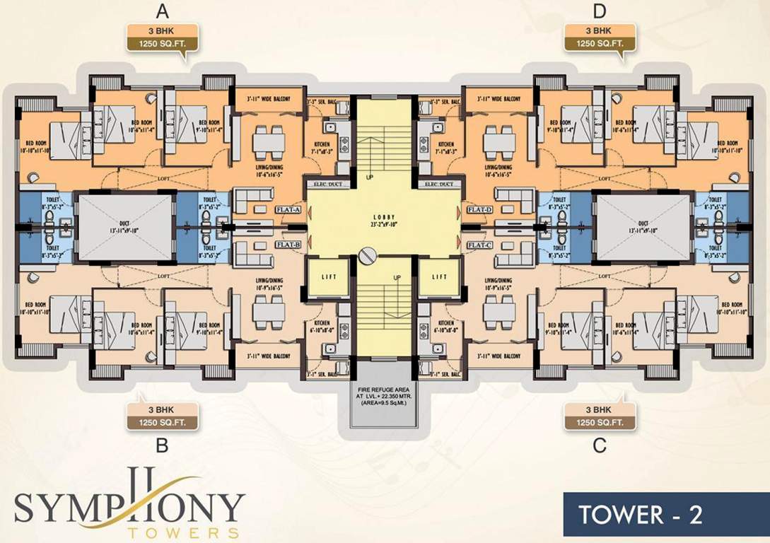  symphony towers Images for Cluster Plan of Symphony Symphony Towers