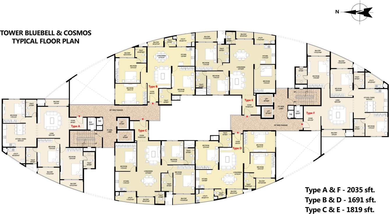 landmark Images for Cluster Plan of Klassik Landmark