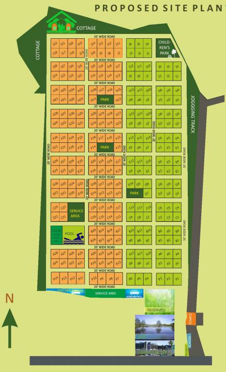Images for Layout Plan of RCBS Green Park Lake Side
