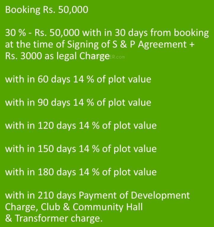 Images for Payment Plan of RCBS Green Park Lake Side Payment Plan