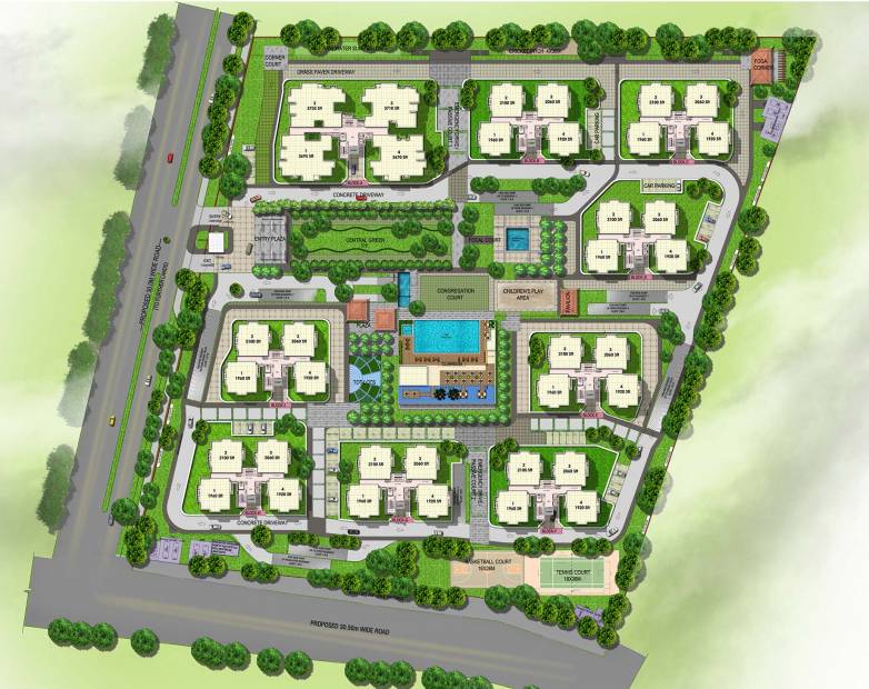  sarovar-grande Images for Site Plan of Aparna Sarovar Grande