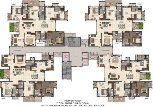 Images for Cluster Plan of Aparna Sarovar Grande Images for Cluster Plan of Aparna Sarovar Grande