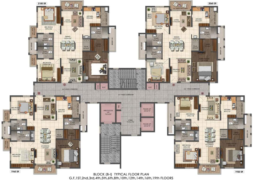 Images for Cluster Plan of Aparna Sarovar Grande