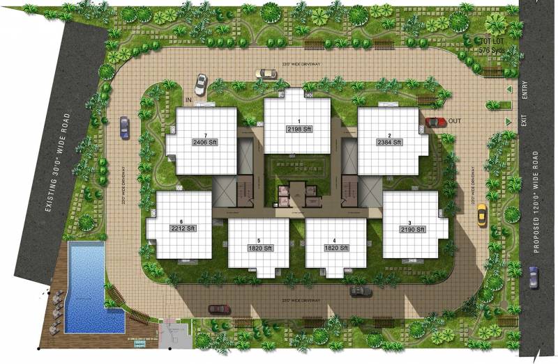 Images for Site Plan of Aparna Constructions Aura