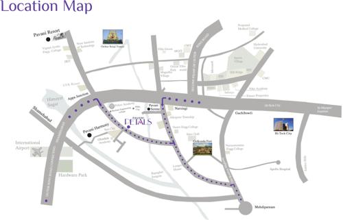 Images for Location Plan of Pavani Groups Petals petals Images for Location Plan of Pavani Groups Petals